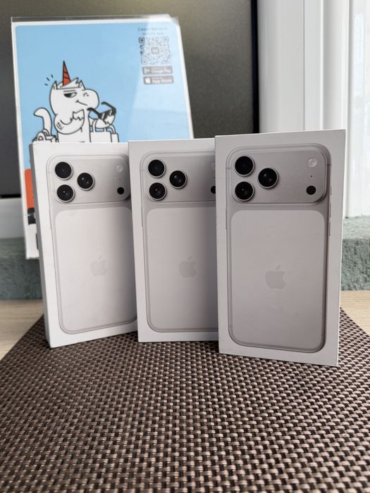НОВ! 512Gb *ЛИЗИНГ* iPhone 17 Pro Max Silver ГАРАНЦИЯ