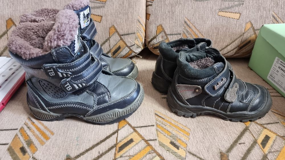 Обувь детская - ботинки кожа натуральная