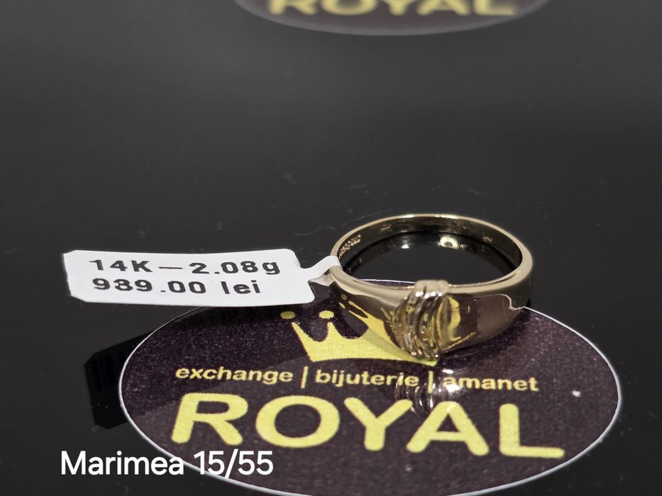 Bijuteria Royal: Inel aur 14k/2.08 gr