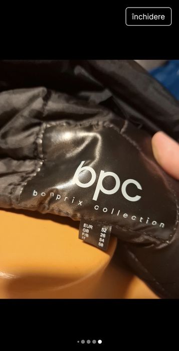 Geaca mărimea 52 nouă