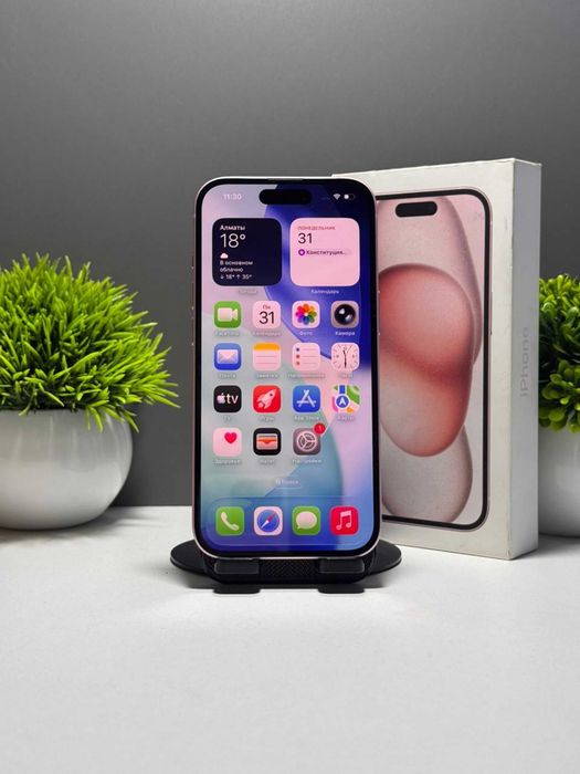 Apple iPhone 15 128 GB, розовый