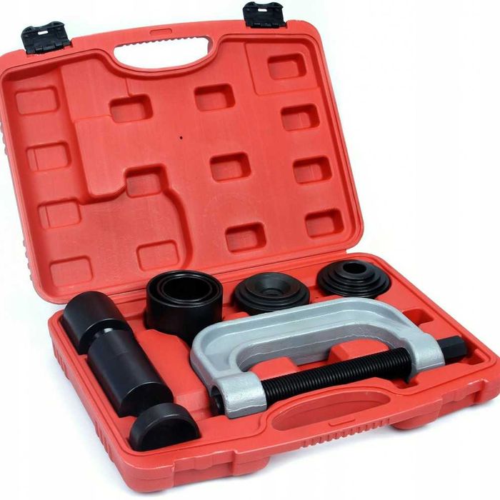 Комплект скоба и втулки за монтаж и демонтаж на лагери и шарнири 9 ч