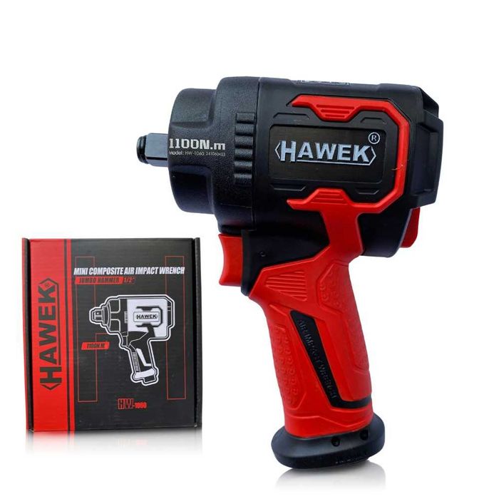 Пневматичен ударен мини гайковерт HAWEK , 1/2'' , 1100Nm