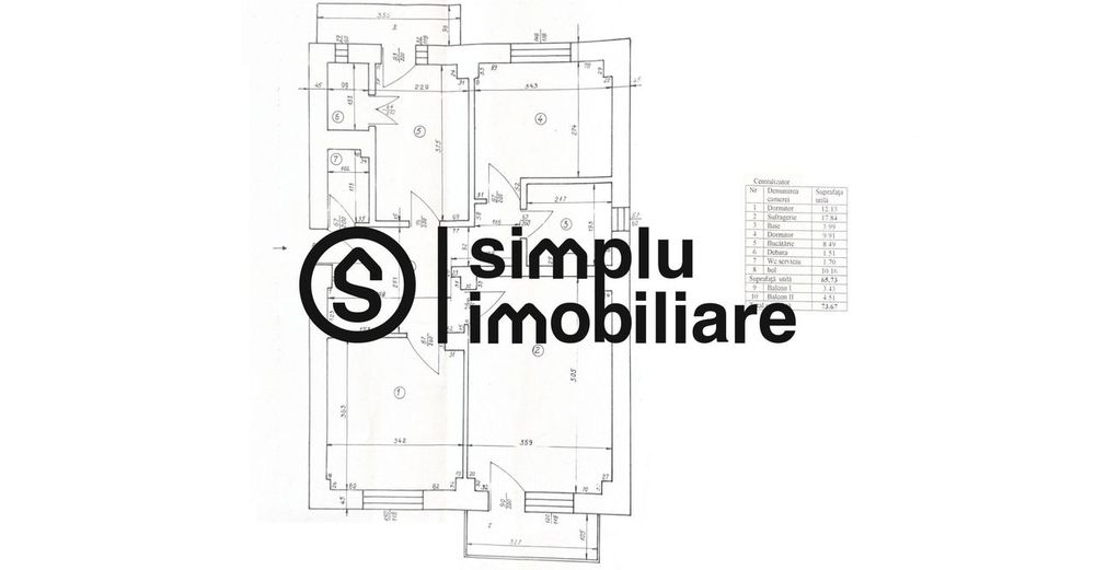 Apartament 3 camere decomandate - Sarari