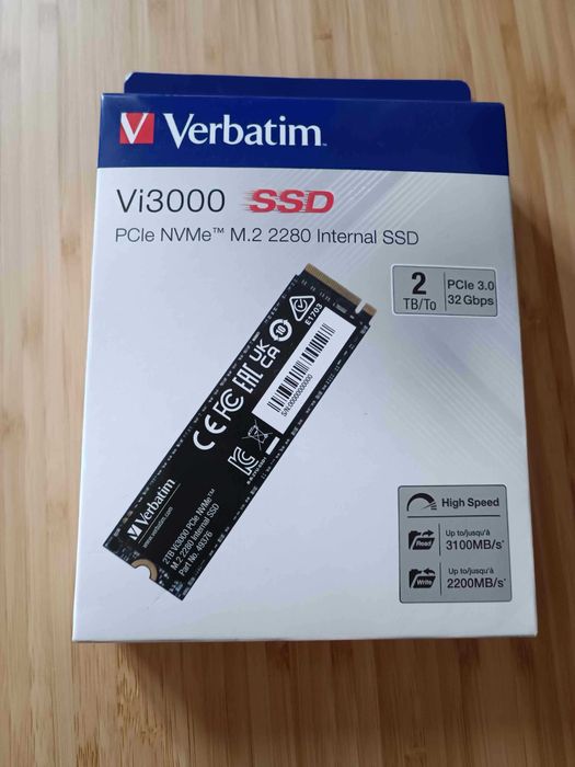 1TB и 2TB PCIe NVMe Verbatim Vi3000 - Нови с гаранция!