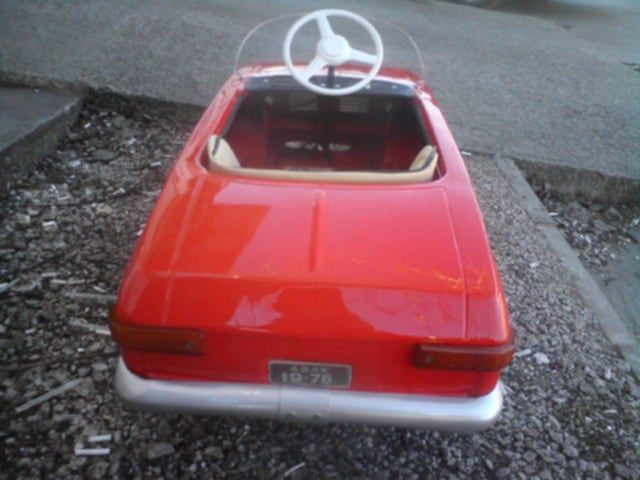 Детска количка Москвич с педали,  метална кола, не Радуга