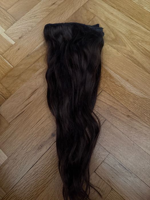 Екстеншън от естествен косъм на два реда