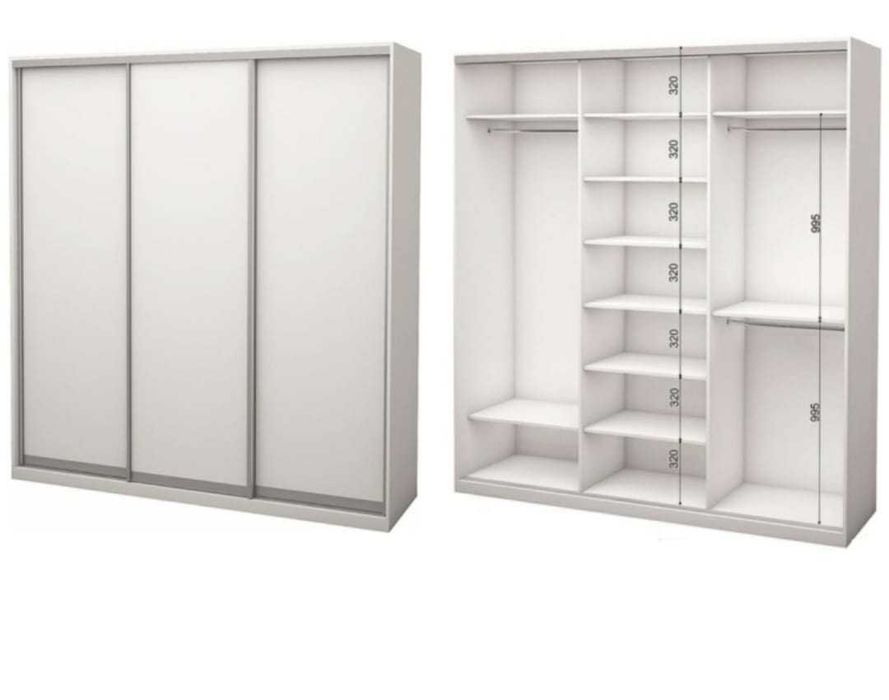Шкаф белый для одежды