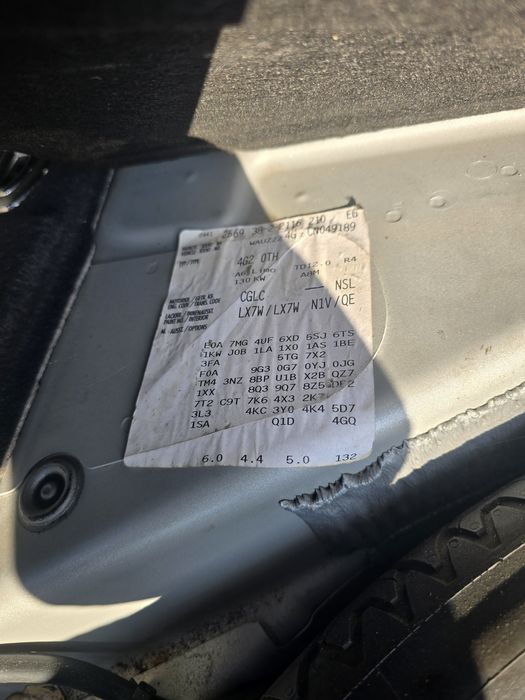 Dezmembrez Audi a6 C7  2.0 tdi CGLC multitronic  NSl lx7w s line