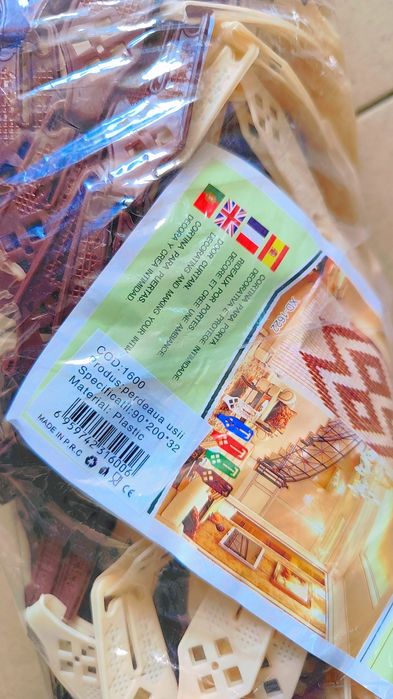 Perdea ușa din plastic