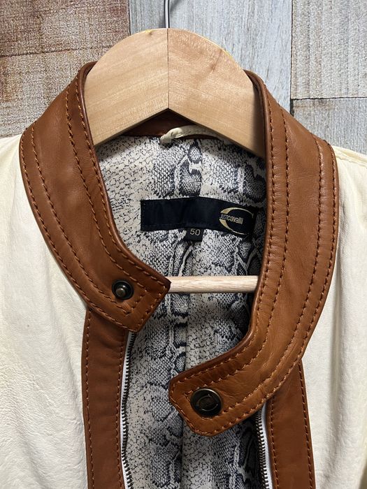 Мъжко кожено яке от естествена кожа JustCavalli