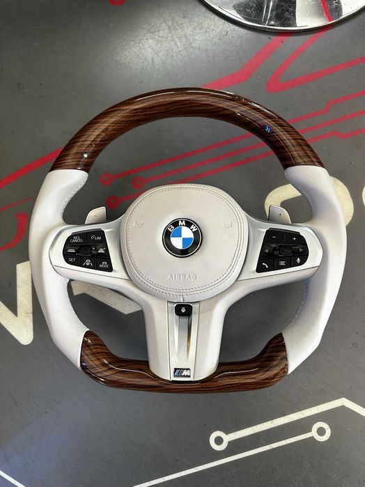 Volan BMW- Lemn - Custom - Incalzire - TJA - Vibratii - Seria G