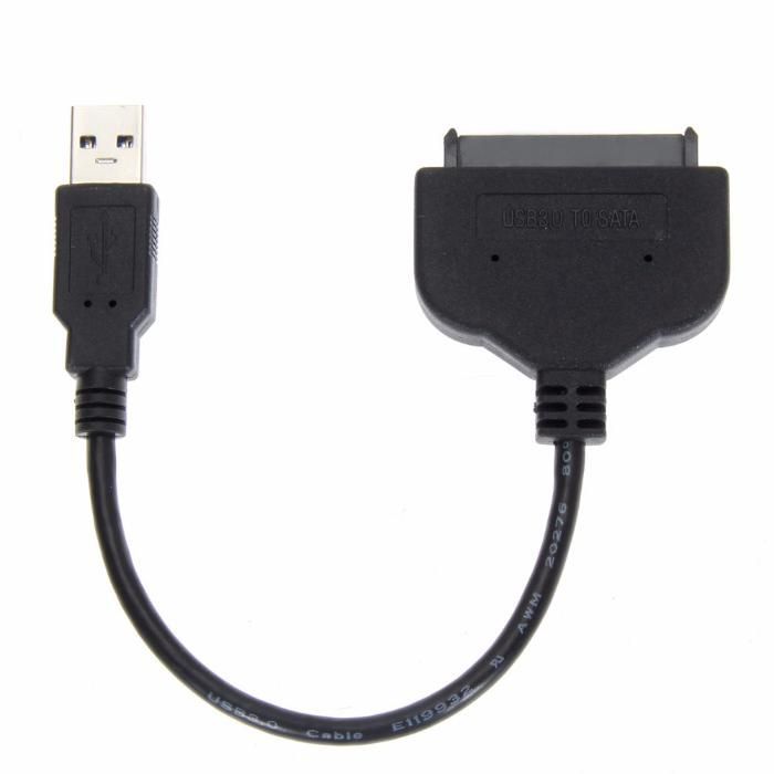 Cablu adaptor SATA 22 pini la USB 3.0 pt HDD / SSD hard disk laptop