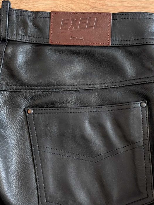 Pantaloni piele pt motocicleta Louis EXELL, 250 LEI