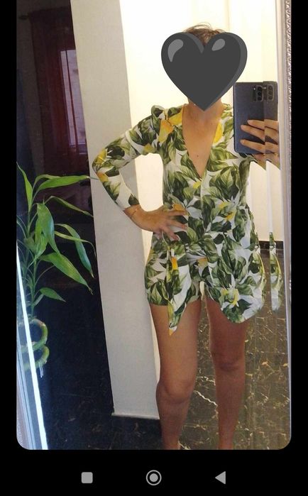 Șalopetă de vară, print lămâi