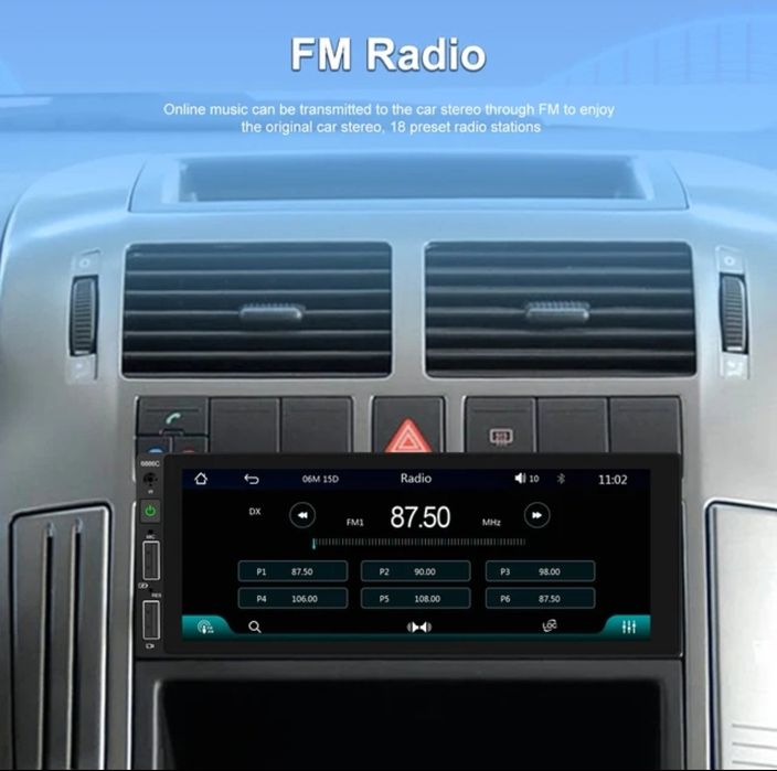 Мултимедия 1 дин с андроид ауто медиен плеар (pioneer alpinne sony jvc