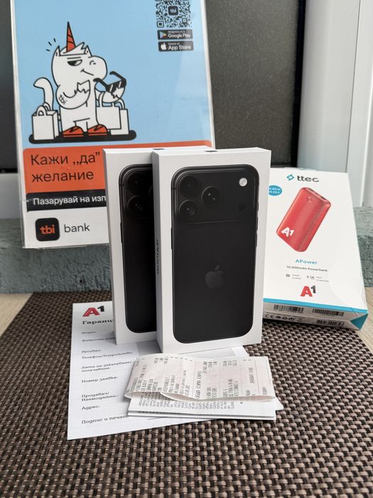НОВ! 24М ГАР*ЛИЗИНГ* iPhone 18 Pro 256Gb Black НЕРАЗПЕЧАТАН