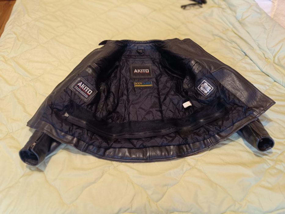 Geacă moto de piele pentru damă