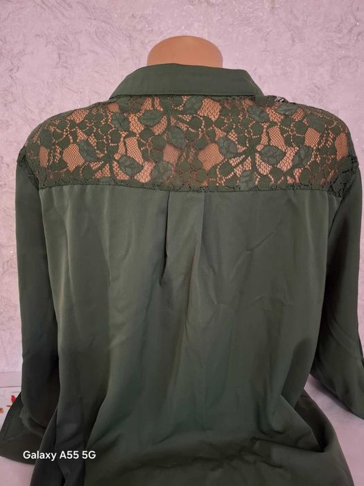 Зелена Риза /Туника с дантела