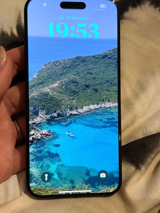 iPhone 15 Pro Max 256GB, Blue Titanium, stare foarte bună