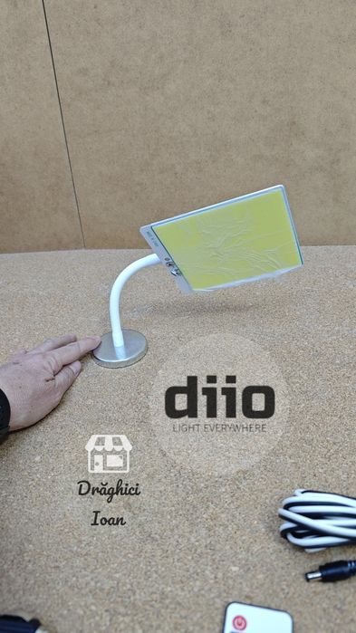 Lampa LED COB 50W 360° cu talpa magnetică de putere, telecomandă cu multiple funcții și full reglabilă