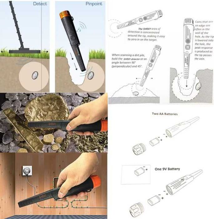 Водоустойчив метал детектор Пинпойнтер GP-Pointer Златотърсач