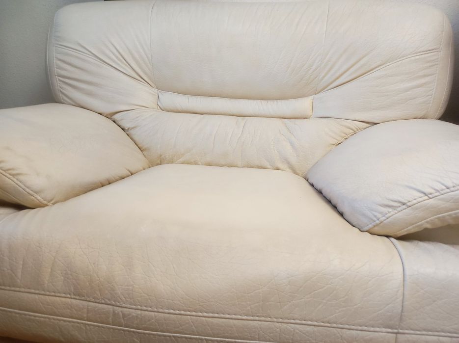 Кожен комплект диван и фотьойл модел Линкълн