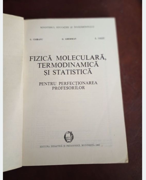 Fizica moleculara,termodinamica și statistica