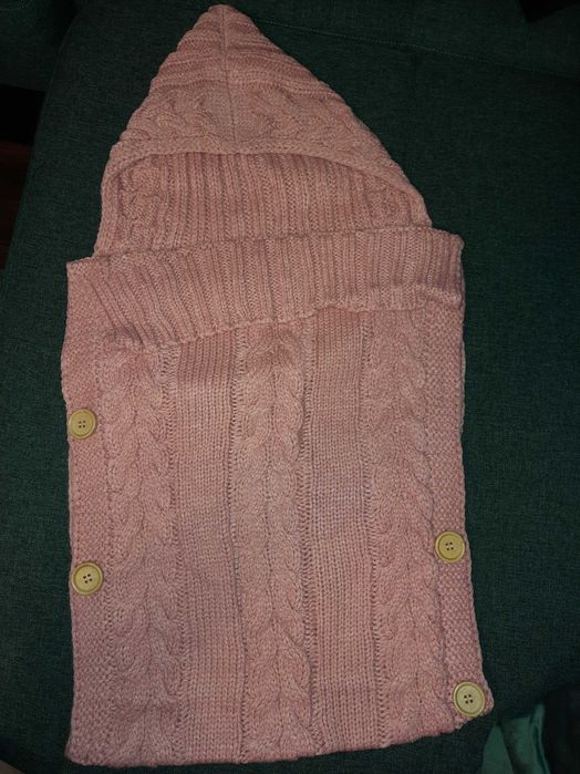 Paturica port bebe tricot bebeluși