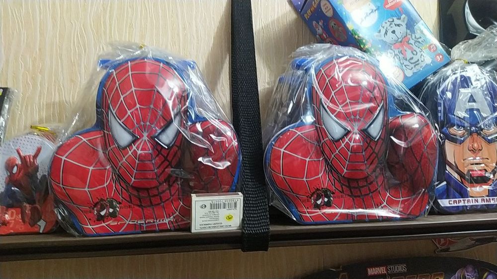 Копилки металлические  изображение супергероев