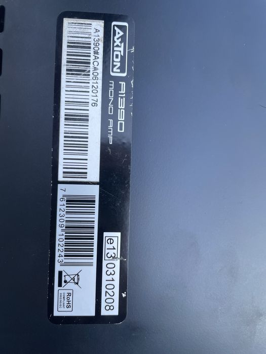 Rodek & Axton бас каса и усилвател