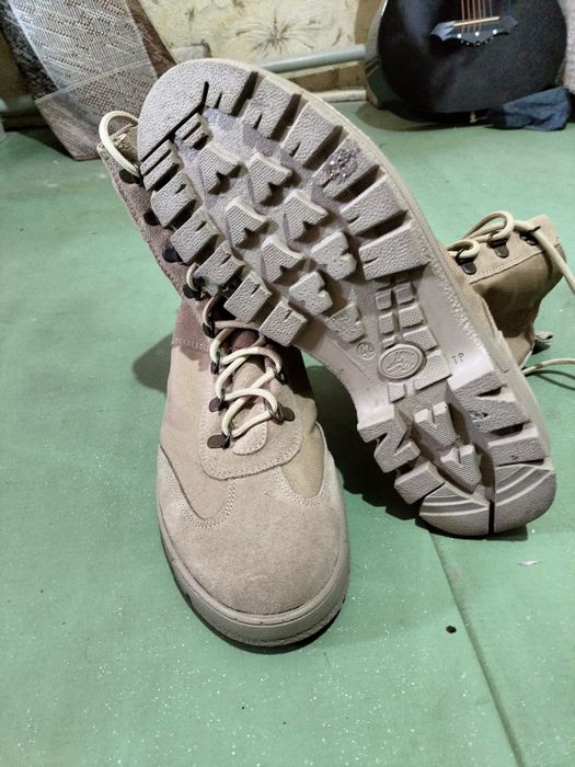 Берцы летние жёлтые и черные