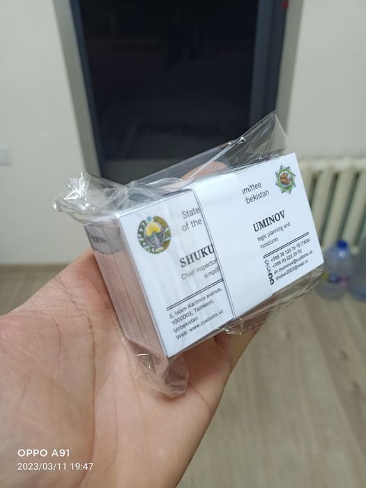 VIZITKA 1000 ta 600 soʻmdan