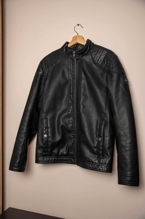 Кожено яке Tom Tailor размер M
