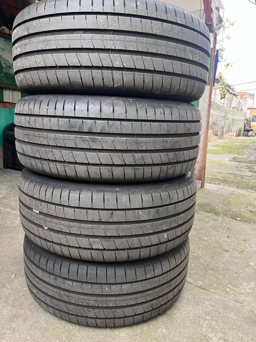 4 jante MERCEDES cu anvelope de iarna 2023-225/50 R17