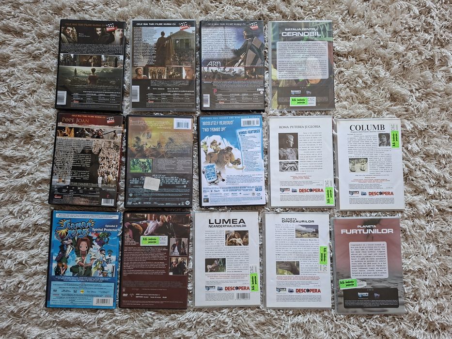 Lot 14 DVD-uri Filme Celebre & Documentare Discovery (Colecție)