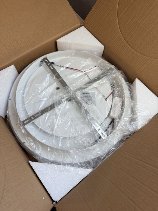 Plafonieră LED model iepuraș, 70W +70W, Alb/Roz