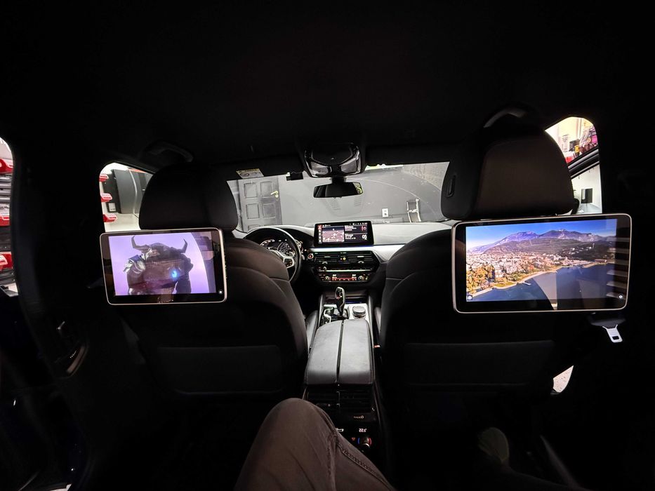Ecrane In Tetiere dedicate BMW Seria 5 G30 2017-2023 in Stoc In Romania Poze Reale Garantie 12 luni Youtube Android Magazin Play Netflix