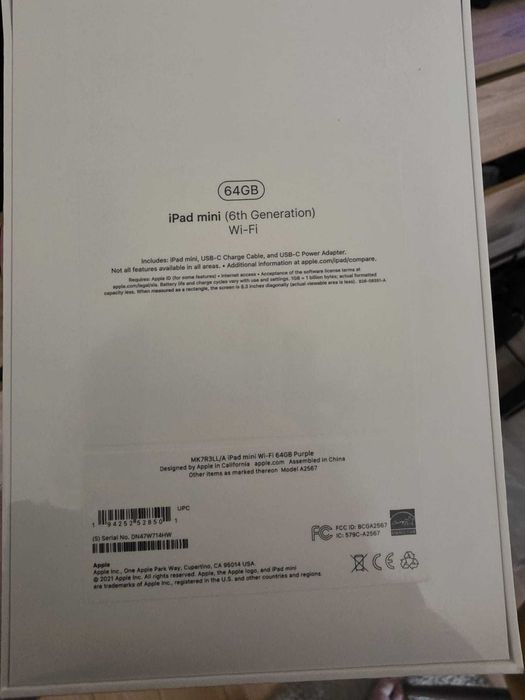 SIGILAT iPad mini model A2567 64gb cu Ipencil