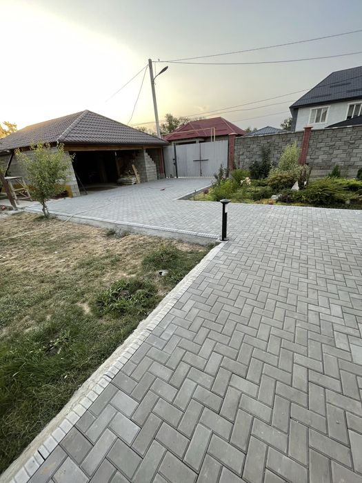 Укладка брусчатки