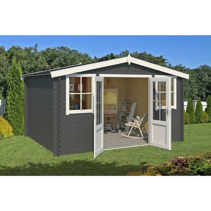 Дървена къща за отдих тип бунгало Dallas 3.76х2.92 м, 28 мм