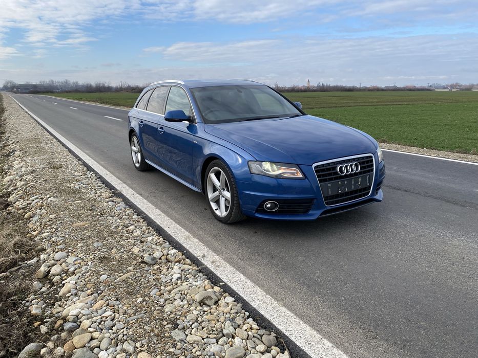 Faruri trager radiatoare capota Audi A4 B8 S line