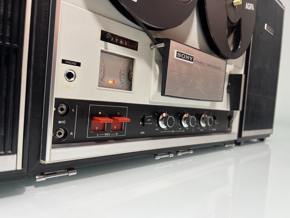 Magnetofon Sony TC 252 cu amplificare si boxe