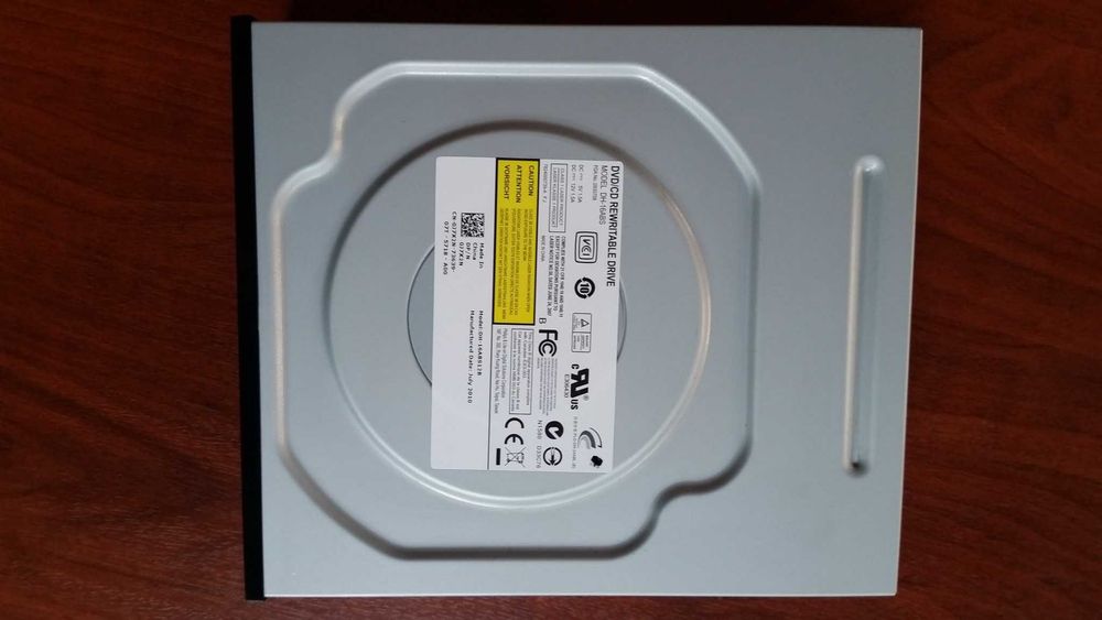 Чисто нов DVD-RW Dell DH-16ABS DVD±RW 2MB SATA Black Optical Drive ODD