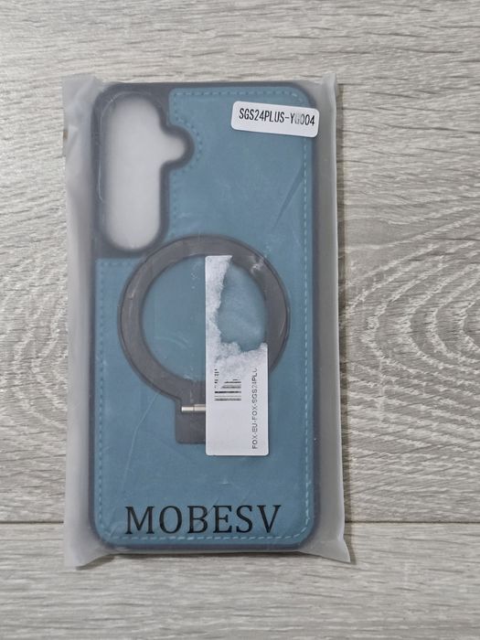 Husă magnetică pentru Samsung Galaxy S24 Plus 6.7", piele, MagSafe