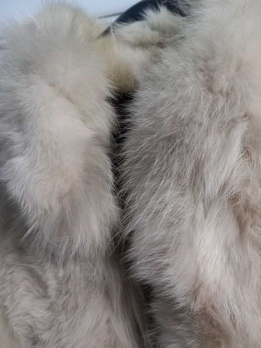 Кожух от сребърна лисица