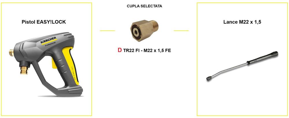 Conector insurubare rapida Karcher HD EasyForce