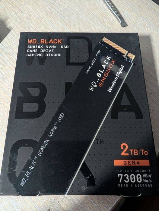 Solid State Drive (SSD) Western Digital Black SN850X , NVMe™ M.2, 2TB, nou la cutie
