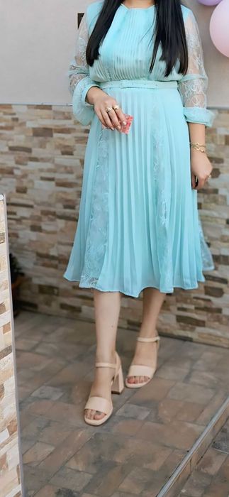 Рокли за мама и бебе (подарък риза за тати)