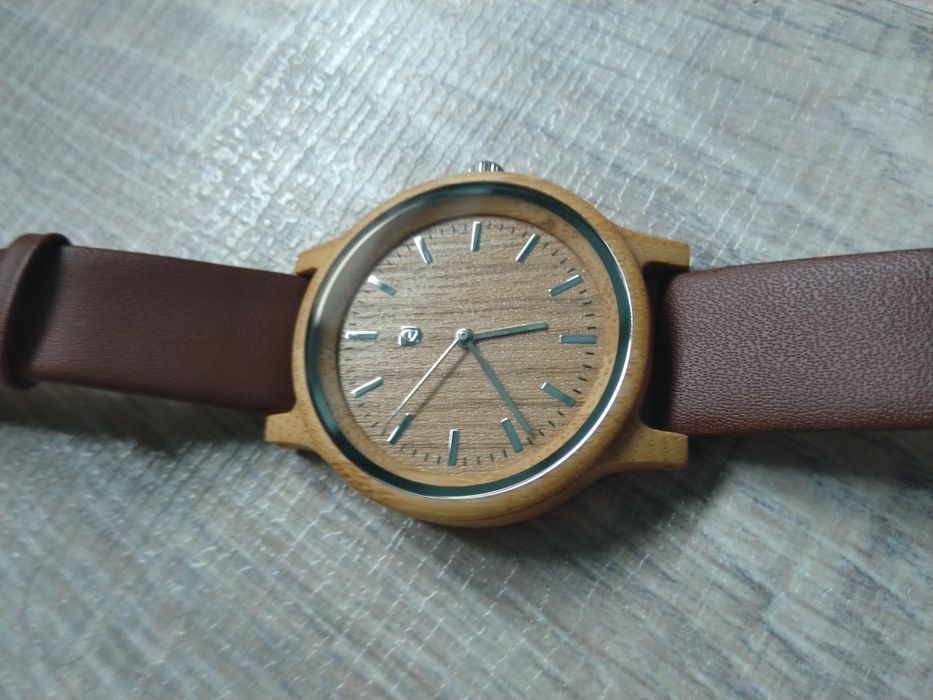 Ceas Gff si Auriol carcasa lemn